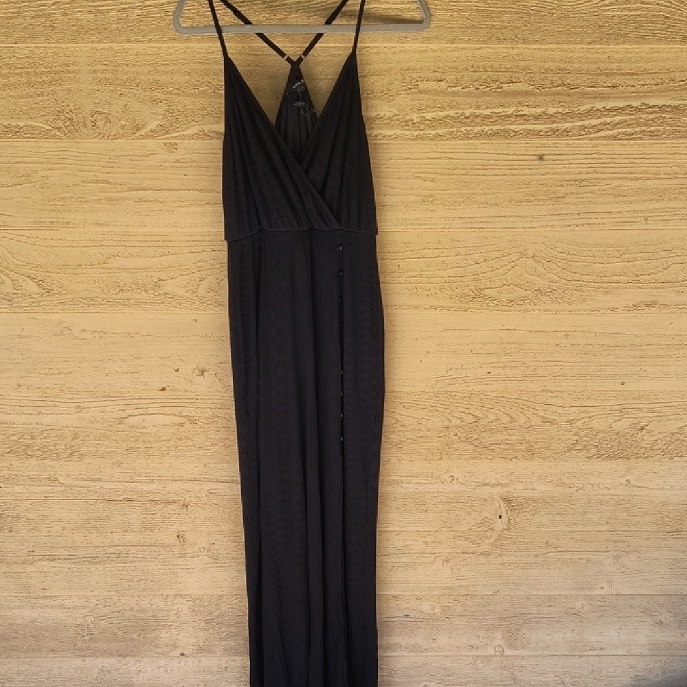 Miss Me Ribbed Slinky Maxi Dress
